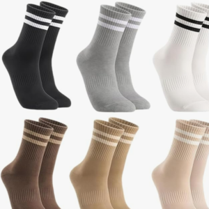 6 Pairs of Tennis Socks Women's 39-42 Sports Socks